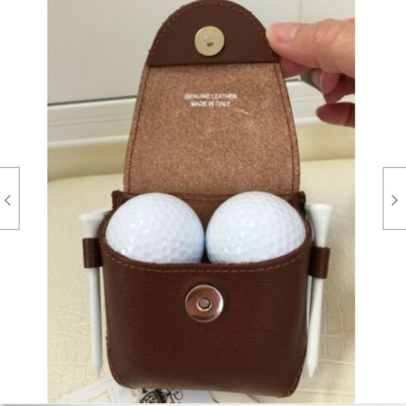 Moscardini Firenze 4x Golf Balls Golf Tees Case - Picture 4 of 5